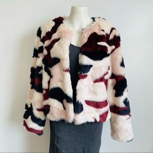 Cynthia Rowley Faux Fur Jacket